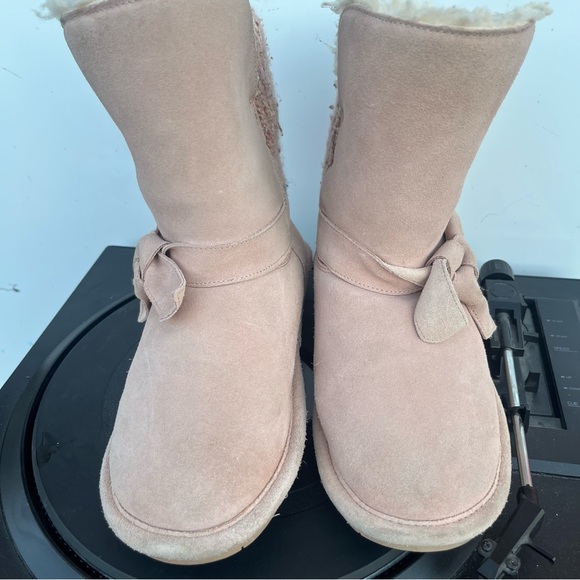 Bear Paw Pink Suede Winter Boots - Picture 6 of 12